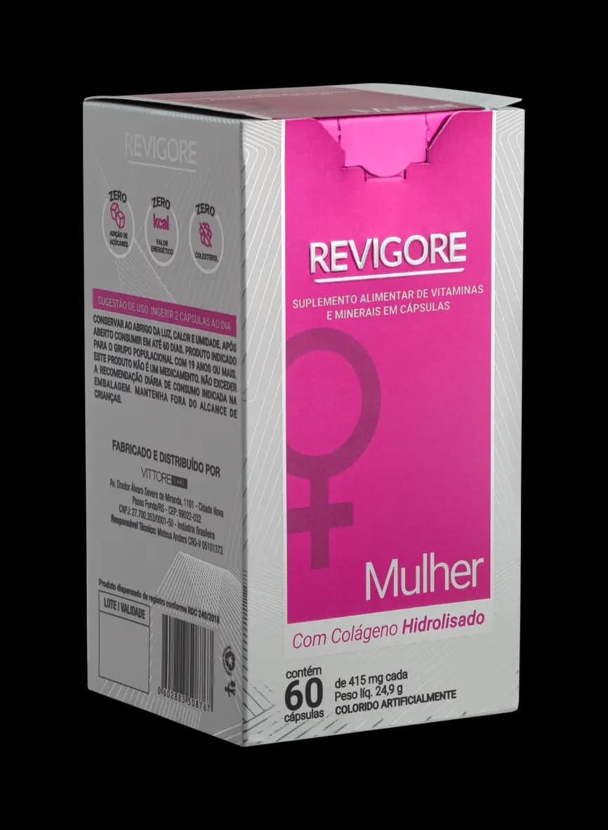 Suplemento Alimentar Mulher Revigore 60 Caps