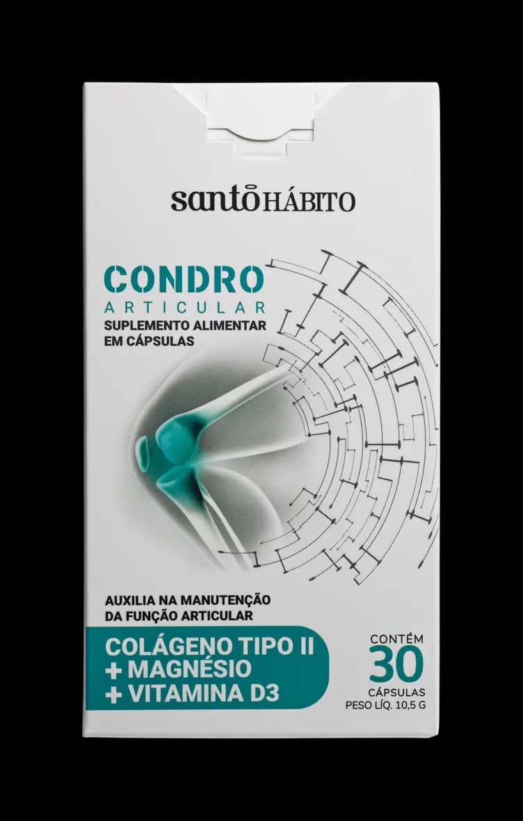 Suplemento Alimentar Condro Articular Santo Hábito 30 Caps