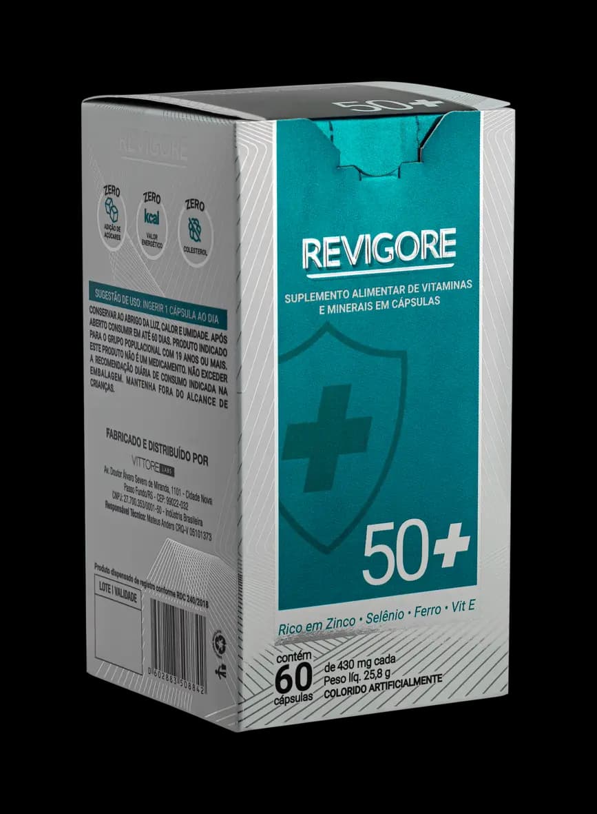 Suplemento Alimentar 50+ Revigore 60 Caps