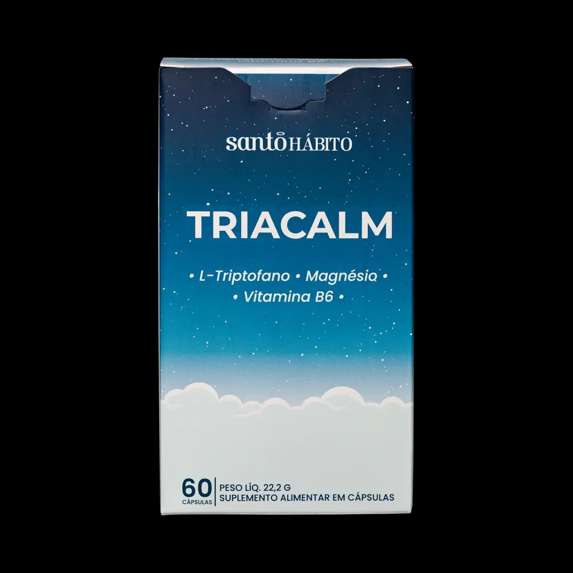 Suplemento Alimentar Triacalm Santo Hábito 60 Caps