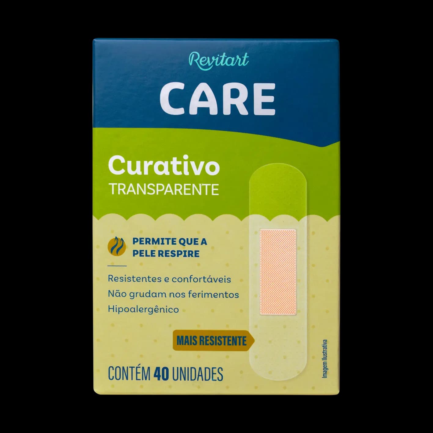 Curativo Transparente Revitart Care 40 Unid