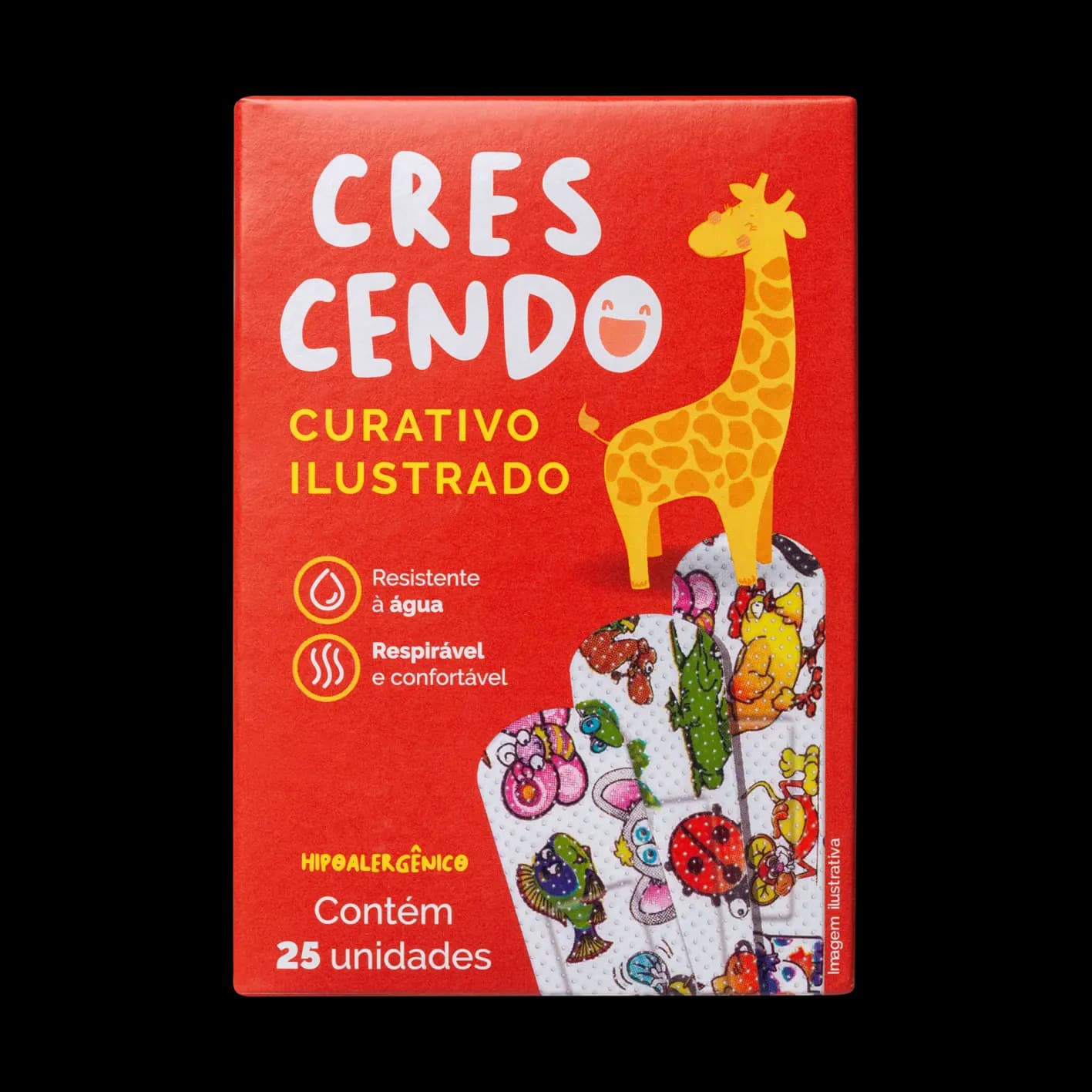 Curativo Ilustrado Crescendo - 25unid