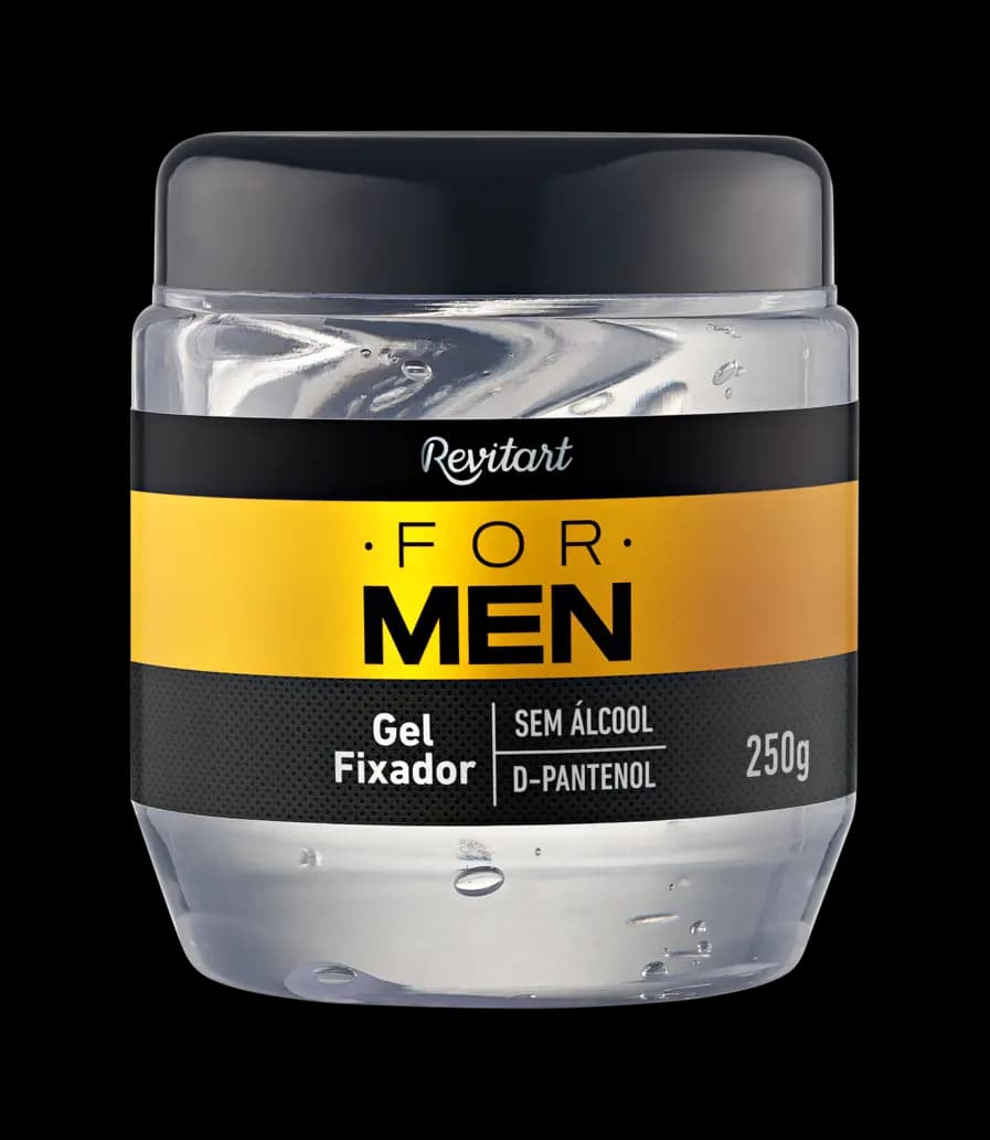 Gel Fixador De Cabelo Revitart For Men - 250G