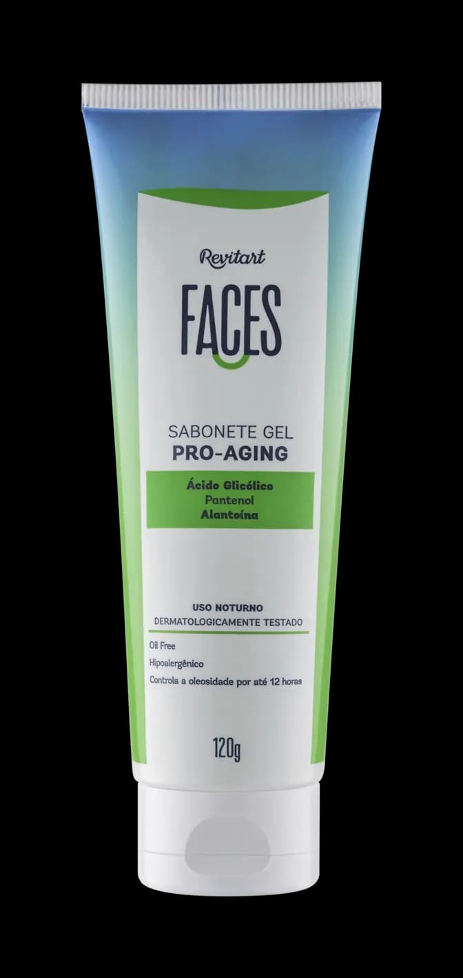 Sabonete Gel Pro-Aging Revitart Faces 120g