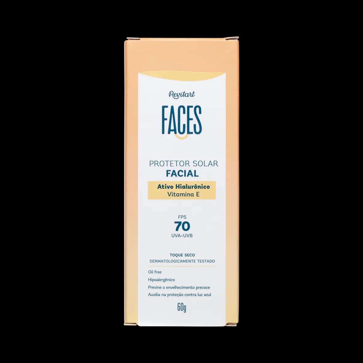 Protetor Solar Facial Fps 70 Revitart Faces