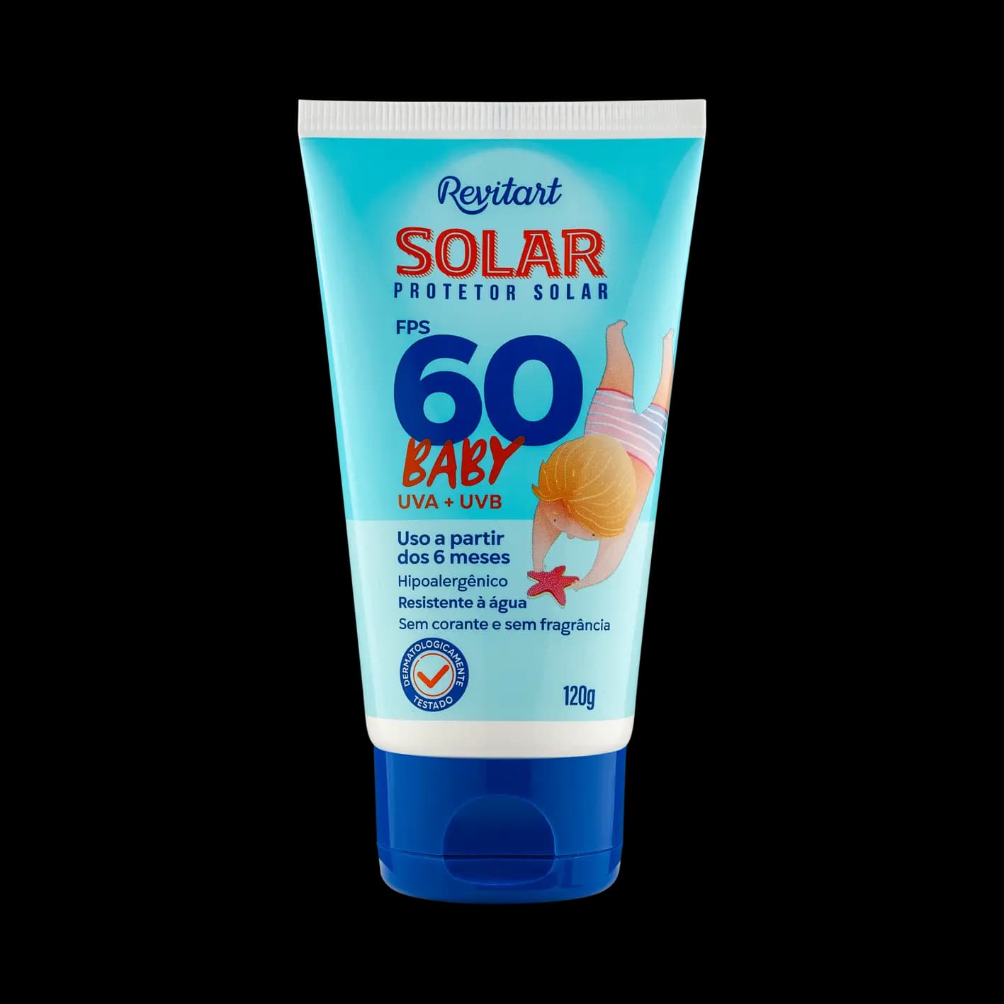 Protetor Solar Fps 60 Baby Revitart Solar 120G