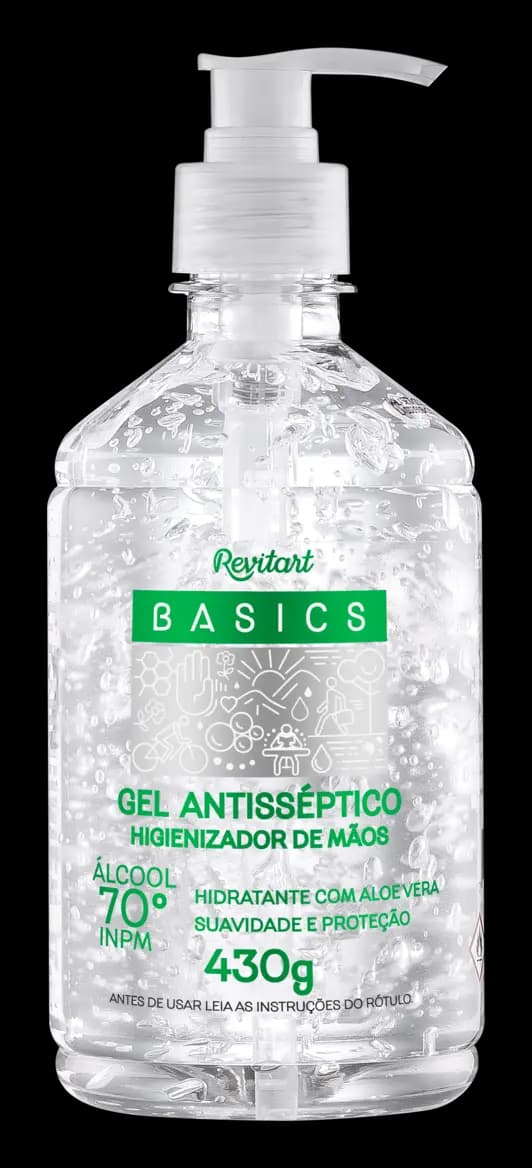 Gel Antisséptico Higienizador De Mãos 430g