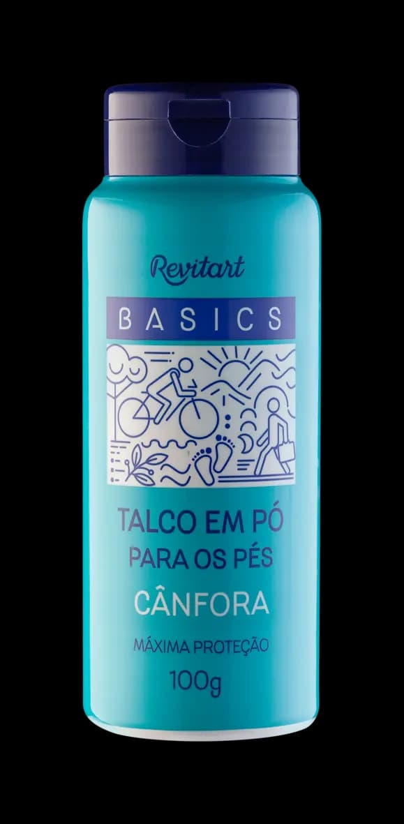 Talco P/Pes Revitart Canfora 100G