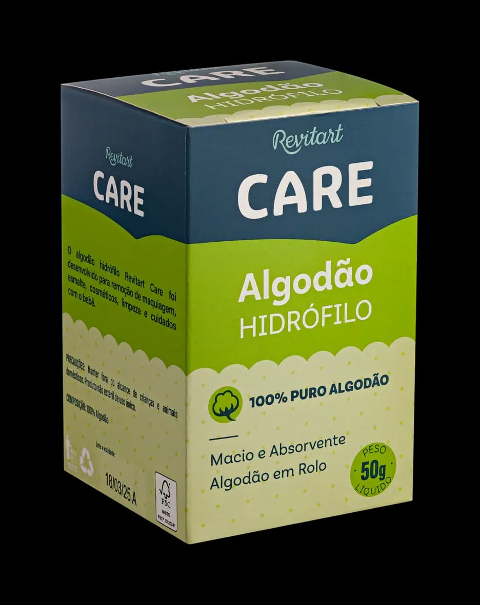 Algodão HidróFilo Revitart Care 50g