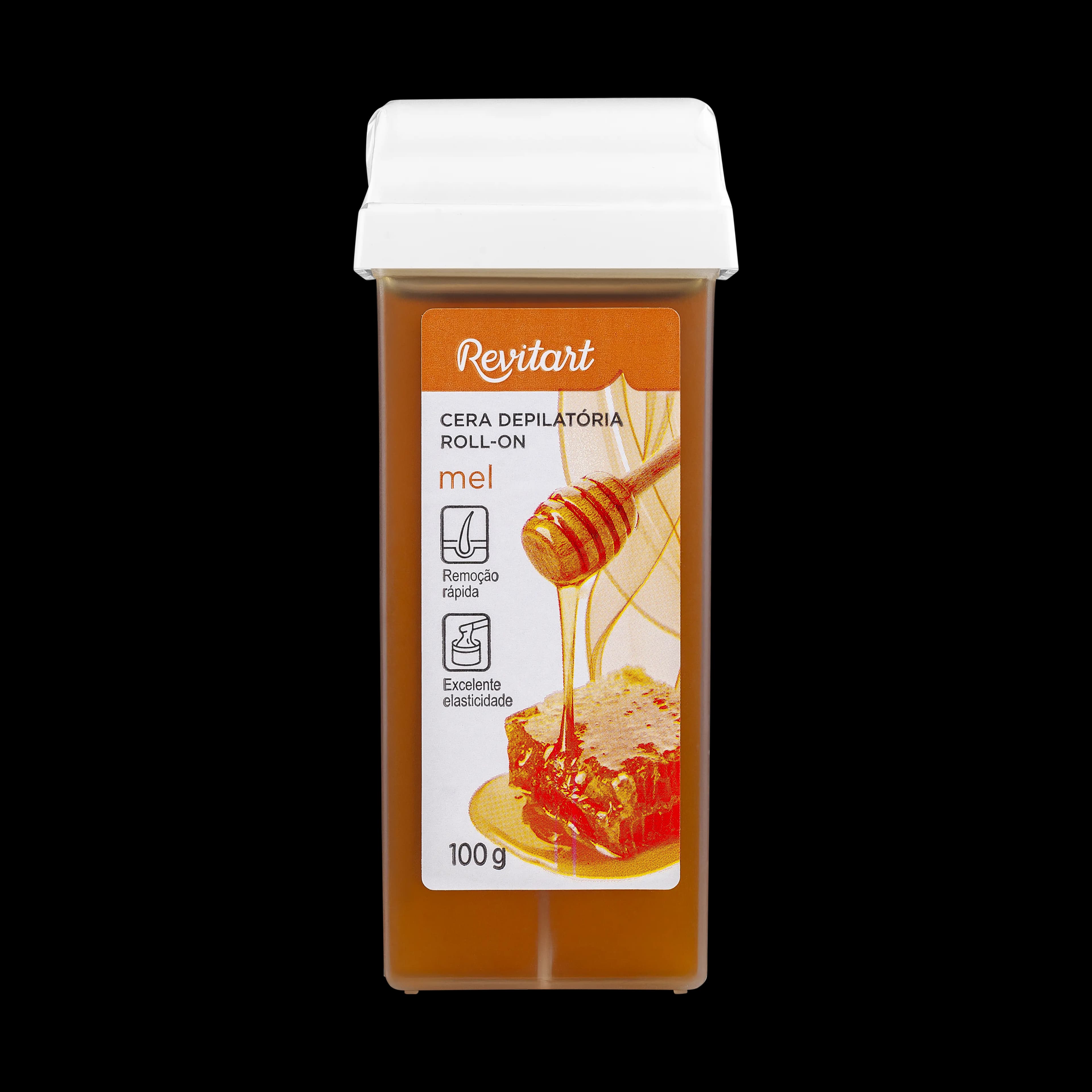 Cera Depilatória Roll-On Mel Revitart - 100G