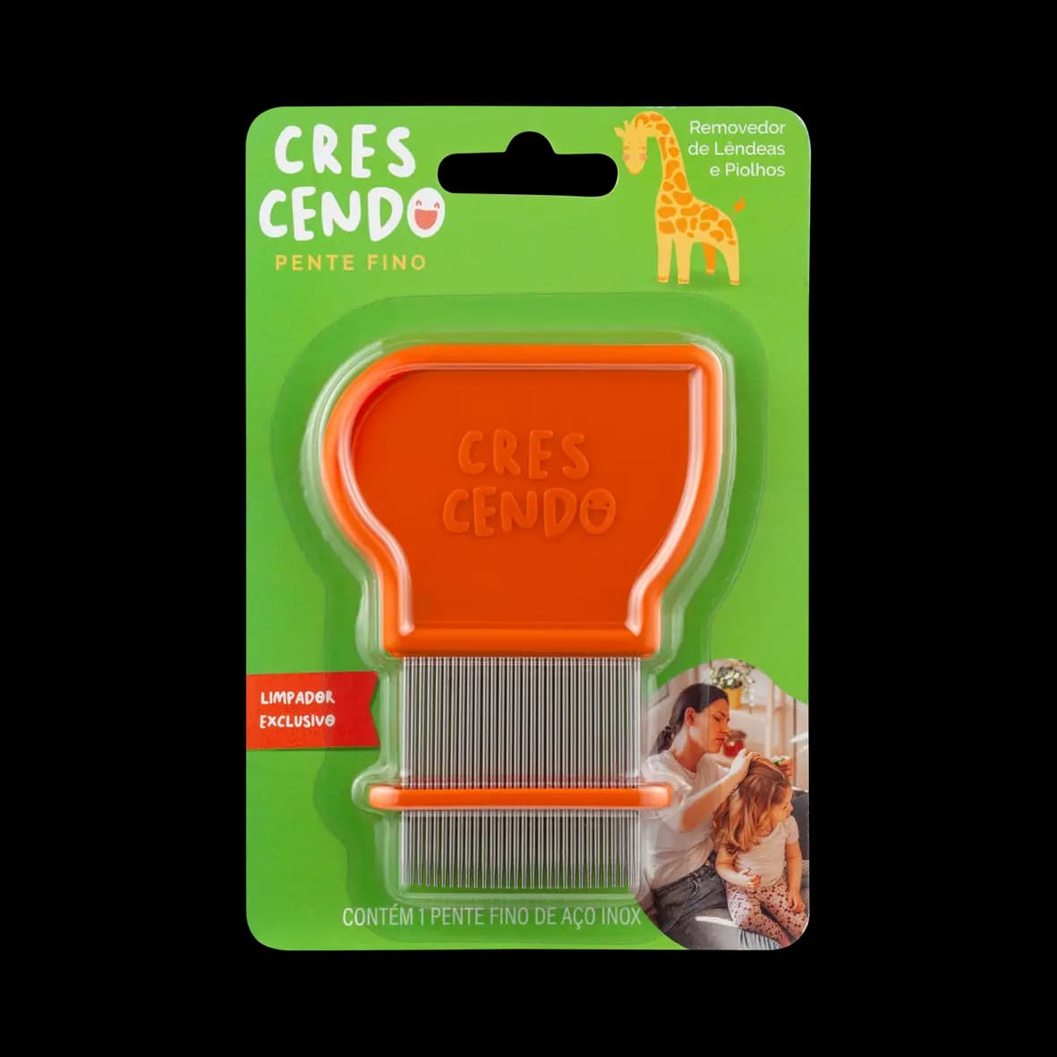 Pente Fino Aço Inox - Crescendo