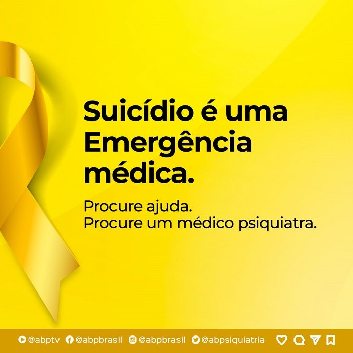 Campanha Setembro Amarelo 2022