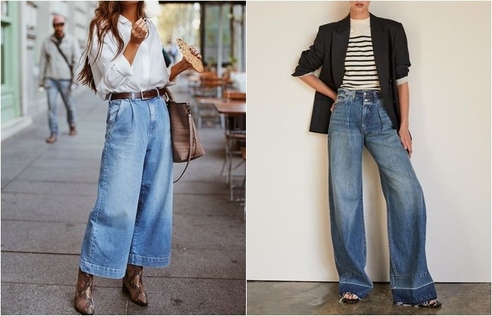 4 Ways To Style Wide Leg Jeans - Vida Fashionista
